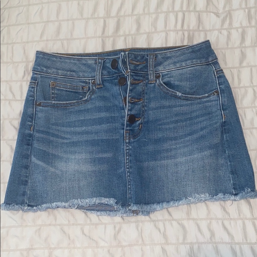 American Eagle Jean Mini Skirt